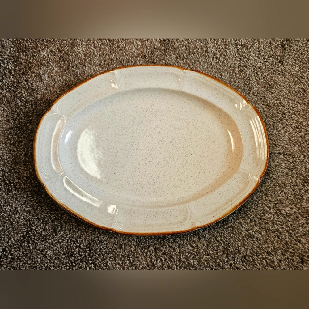 Baroque Stoneware Serving Platter